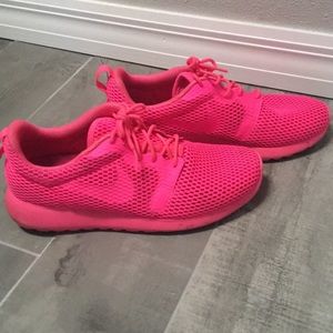 NIKE hot pink sneakers